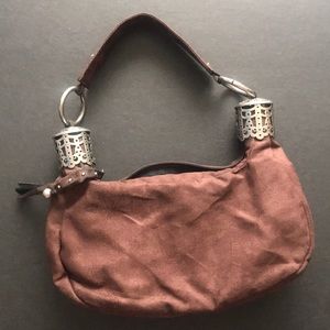 SteAm Punk Brown Suede BagPurse